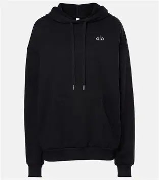 Alo logo hoodie black