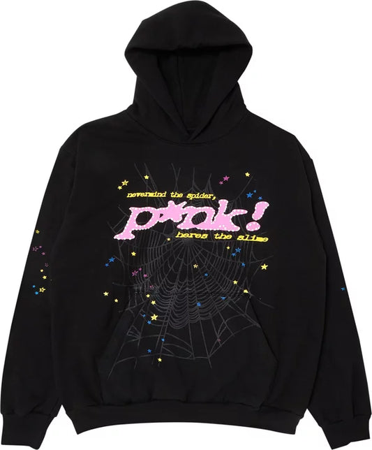 Sp5der P**nk Hoodie "Black"