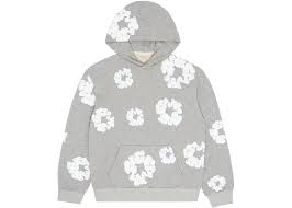 Denim Tears "The Cotton Wreath" Hoodie Grey