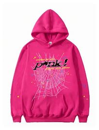 Hot Pink Sp5der p*nk hoodie
